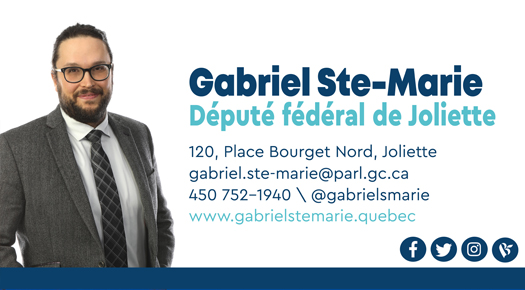 Gabriel Ste-Marie, Député fédéral de Joliette